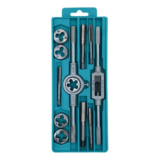 Juego De Terrajas Machos Rosca Set 12 Pzas Milimétricas