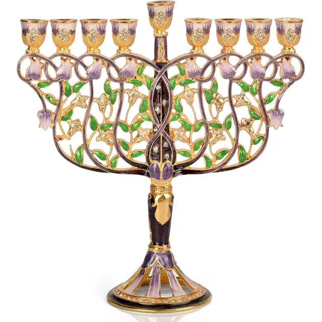 Árbol De Vida Hanukkah   Se Adapta Todas Velas Estã...