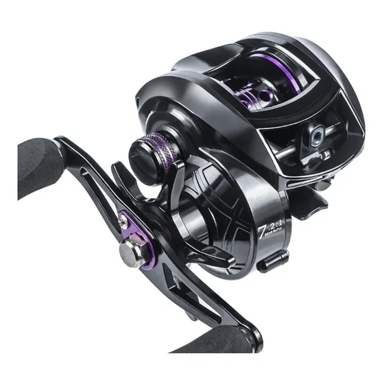 Reel Amberjack Huevito Rotativo Baitcast 18r 8kg Freno 7.2:1