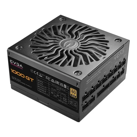 Fuente De Poder 1000w Gt/ G6 Certificada Evga  80 Plus Gold
