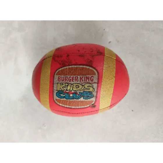 Juguete Balón Fútbol Americano Burger King Kids Club Vintage