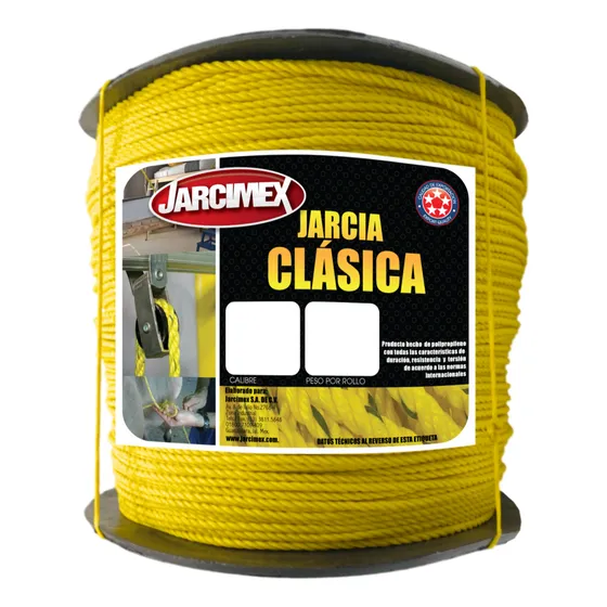 Cuerda Jarcimex Cabo Amarillo 4mm Polipropileno 1100m