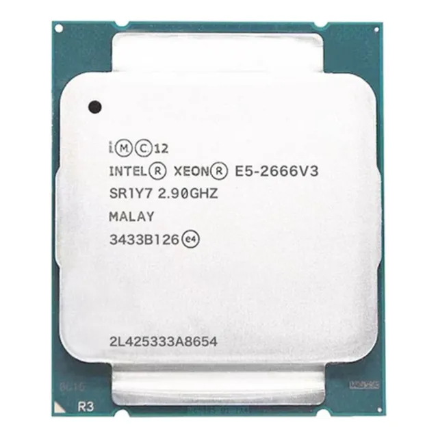Procesador De Cpu Xeon E5 2666v3 2,9 Ghz, 25 M, 135 W, Lga 2