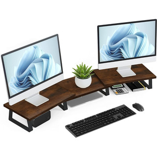 Aothia Large Dual Monitor Stand Computer Monitor Stand Aothia Large Dual Monitor Stand Computer Monitor Stand