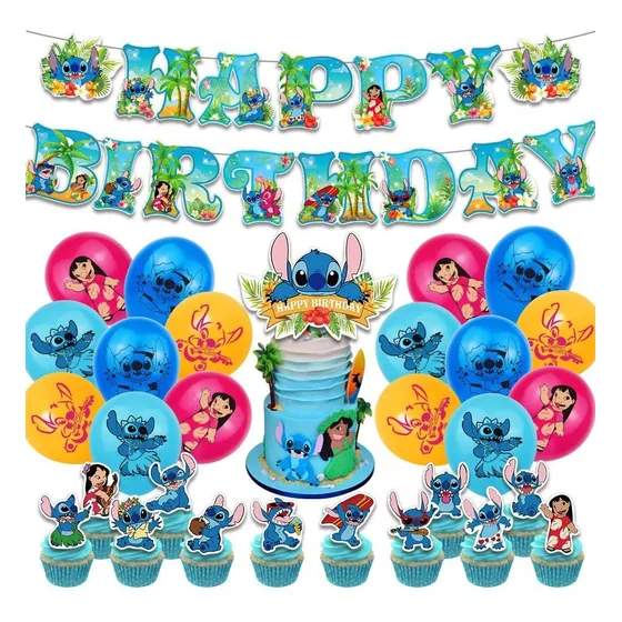 Lilo And Stitch Decoracion Para Fiesta Cumpleaño