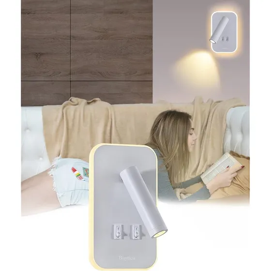 Luces De Pared De Lectura Led Buytico Para Dormitorio, Lámpa