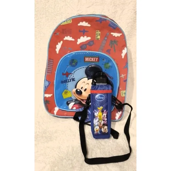 Combo Morral Y Termo Disney