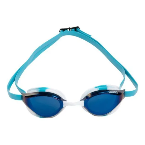 Gafas de natación profesionales Arena Python Mirror con espejo, color blanco