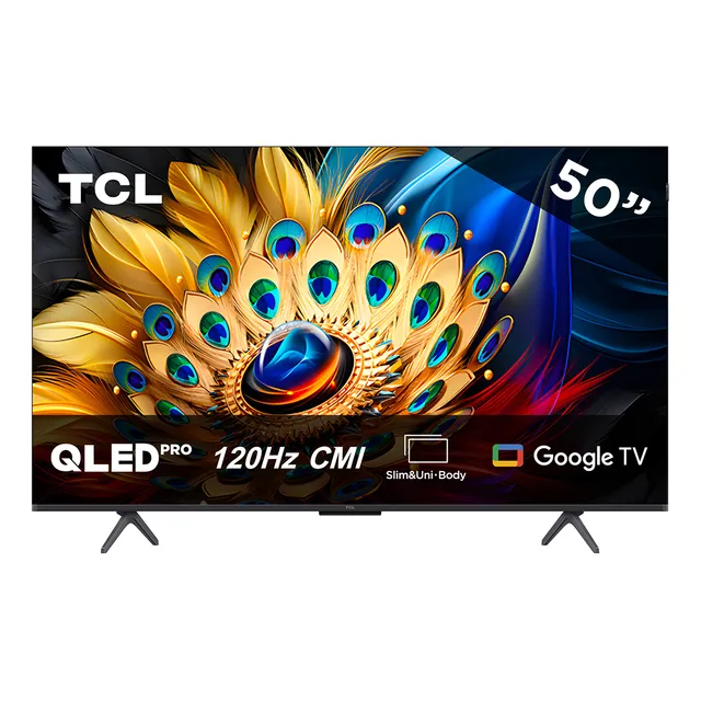 Pantalla 50 Tcl Qled 4k Hdr Google Tv Mod 50q651g