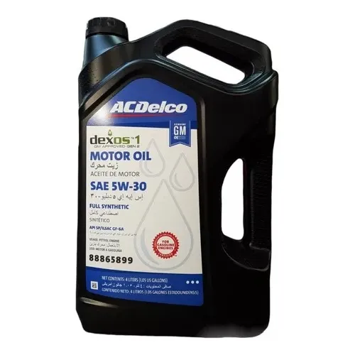 Aceite Acdelco 5w30 Dexos1 Sintetico 4l. L46