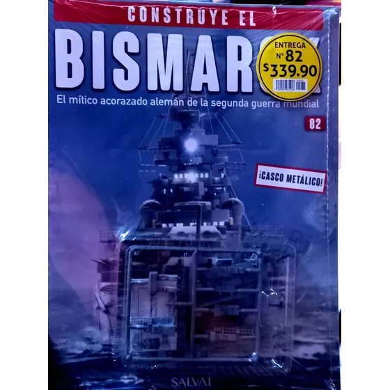 Construye El Bismark El Mítico Acorazado Aleman Salvat # 82
