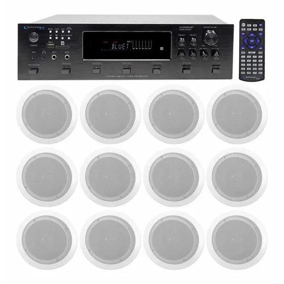 Pro Zona Altavoz Bluetooth Cine Casa Par Rockville Vatio