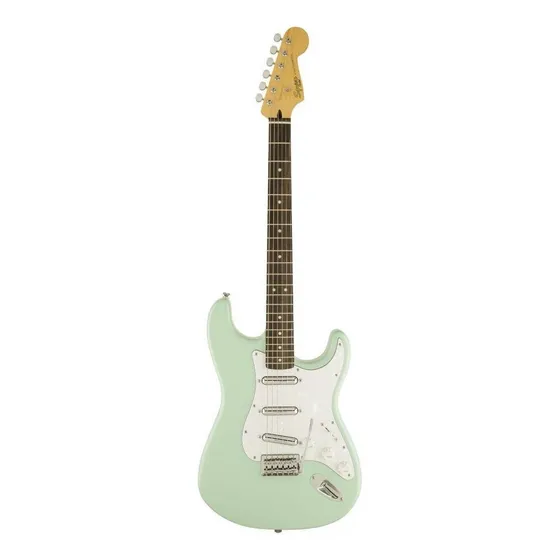 Guitarra eléctrica Squier by Fender Vintage Modified Surf Stratocaster de tilo surf green poliéster con diapasón de palo de rosa