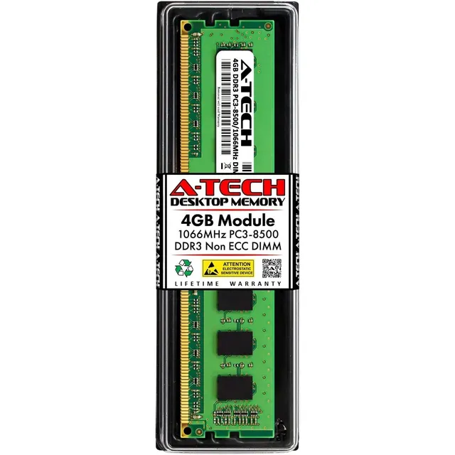 Memoria 4gb Ddr3 1066mhz Pc3-8500 Sin Bufer De 1,5 V Y 240 P