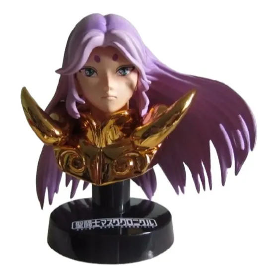 Saint Seiya Busto Pedestal Cronicas Mu Aries Wyc
