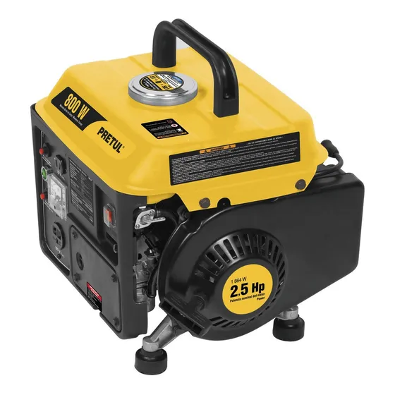 Generador portátil Pretul GEN-8P 800W monofásico 120V
