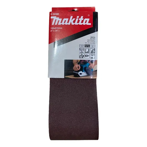 Lijas De Banda 4 X 24  Grano 120 Makita D-59380