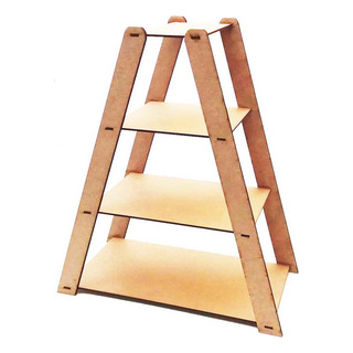 Escada Suporte Doce Lembrancinha Festa 4 Degrau 45cm Mdf Cru Escada Suporte Doce Lembrancinha Festa 4 Degrau 45cm Mdf Cru
