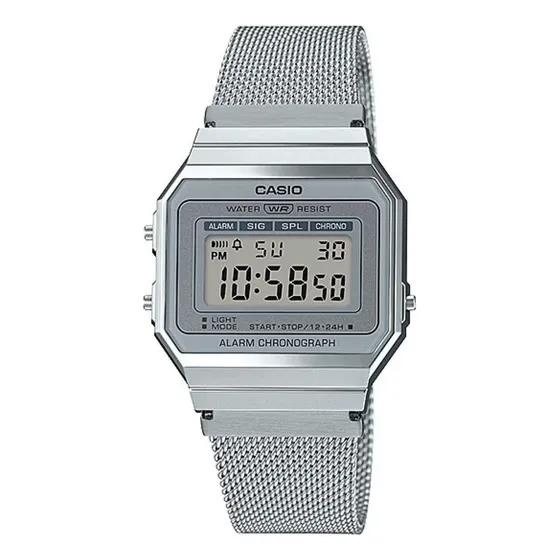 Relógio Casio Vintage Unissex Prata A700wm-7adf