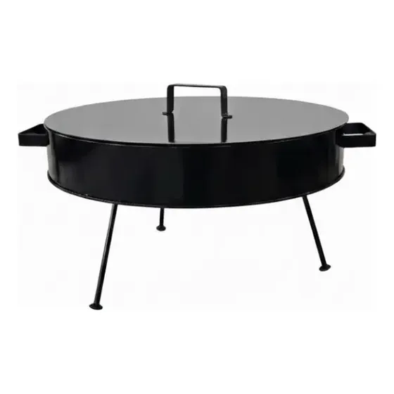 Disco De Asado Cocimiento Paella 47cm Con Tapa 3mm Grosor