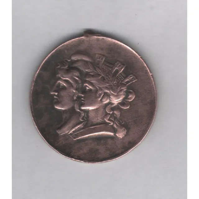 Antigua Medalla - Romerias Españolas - San Martin - Año 1900