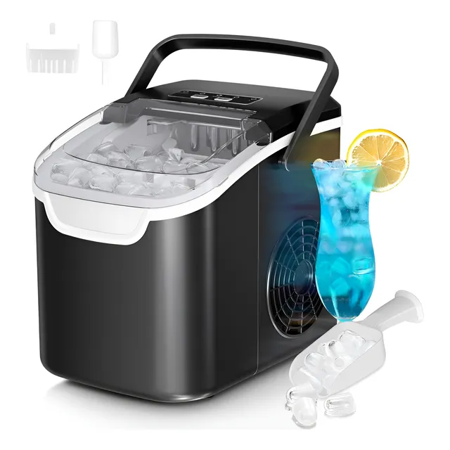 Máquina De Gelo Eficiente Rápida 2 Tipos Cubo Ice Portátil