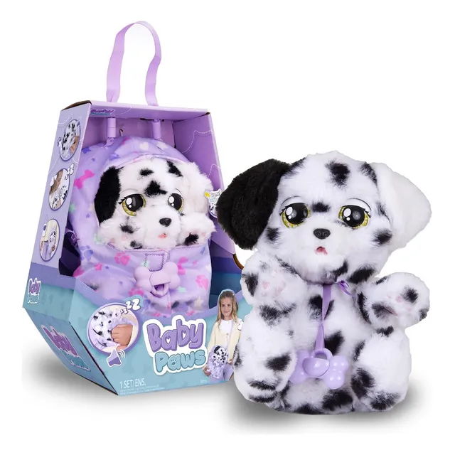 Filhote de pelúcia interativo para cães dálmatas Baby Paws