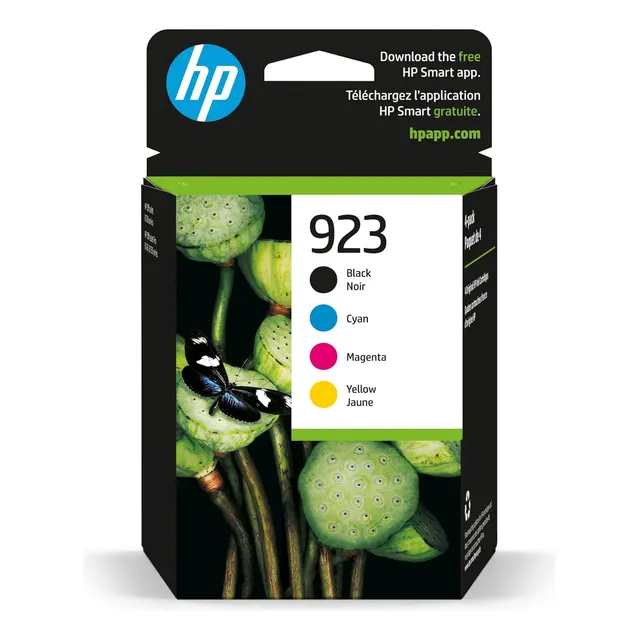 Hp 923 Pack De Cartuchos De Tinta Negro Cian Magenta Amarill
