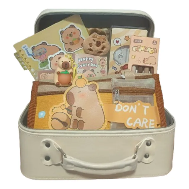 Kit Escolar Oficina Chigüiro Papelería Capibara Regalo Cumpl