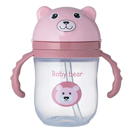 Vaso Educativo Niños Y Bebes Con Bombilla Diseño Oso