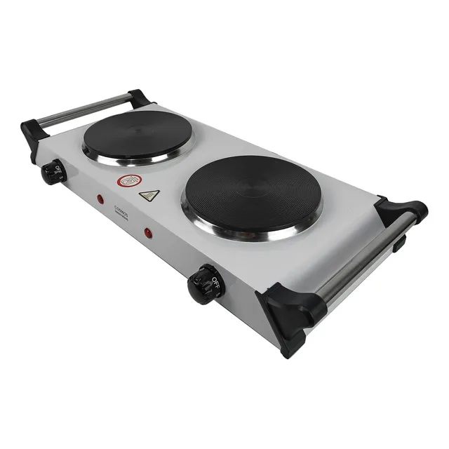 Anafe Cocina Cocinilla Eléctrico 2000w Dos Hornallas Blanco