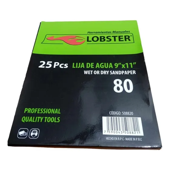Lija De Agua Grano 80 Lobster