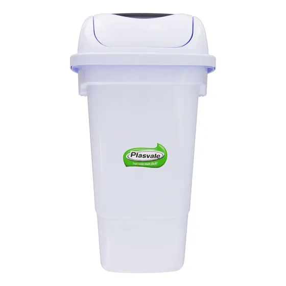 Lixeira Basculante Branca 14l Plasvale