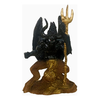 Figura De Demonio Lucifer 17 Cm De Alto Color Negro Figura De Demonio Lucifer 17 Cm De Alto Color Negro