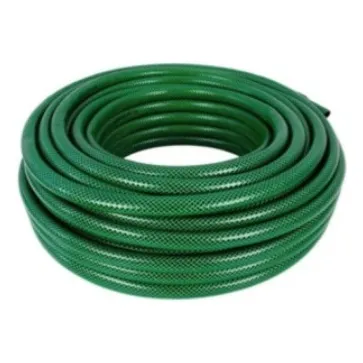 Rollo De Manguera Verde Tipo Culebra Resistente 3/4'' 50mts