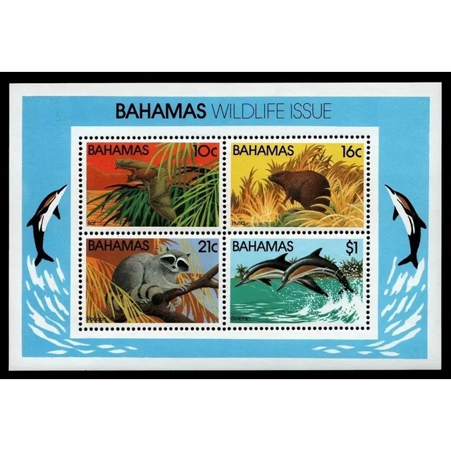 Estampillas Bahamas 1982 - Fauna Vida Salvaje