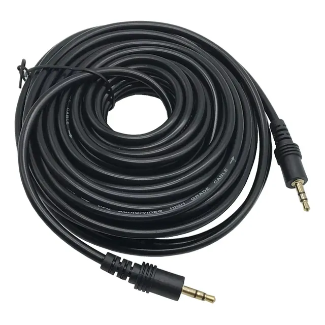 Cable Auxiliar Plus Plug Audio Jack 3.5mm 10 Metros