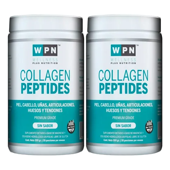 2 Colagenos Hidrolizados Péptidos Wpn 600gramos Articulación