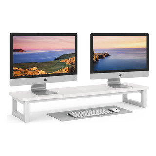Yaohuoo Soporte Elevador Para Monitor Doble, Soportes Para M Yaohuoo Soporte Elevador Para Monitor Doble, Soportes Para M