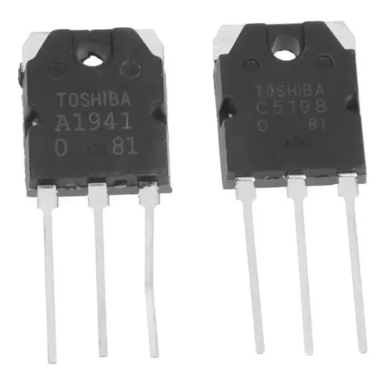 Transistores Toshiba Originales 2sa1941 + 2sc5198 (pack X 5)