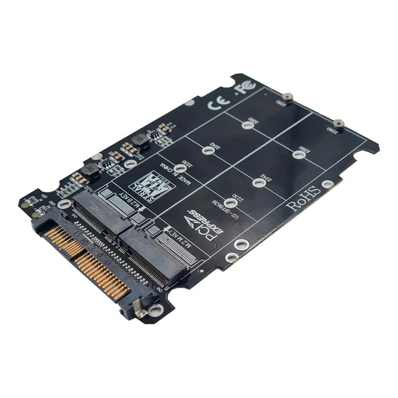 Adaptador case Ssd M.2 Nvme/pcie e Ngff para Sas F3