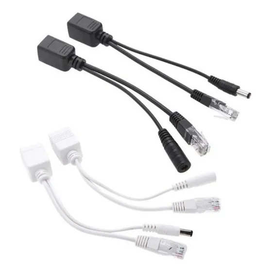 2 Pares Poe Pasivo Rj-45 Para Alimentar Dispositivos Camaras