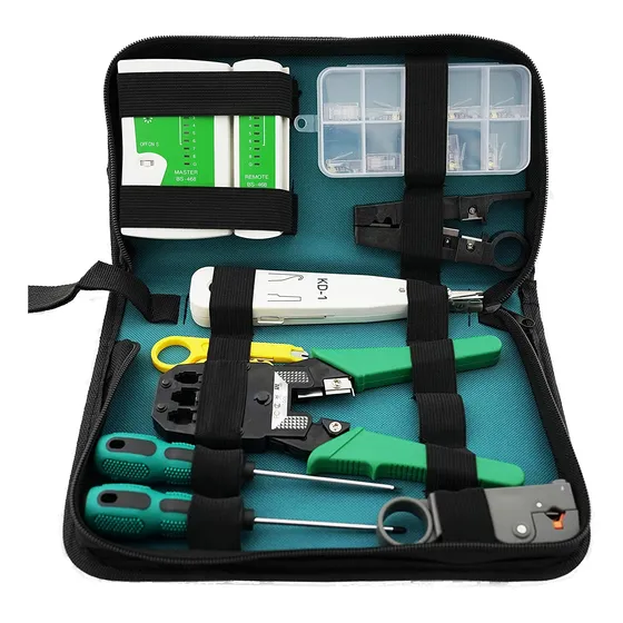 Kit De Red Crimpeadora Rj45 Rj11 /pela Cable /tester