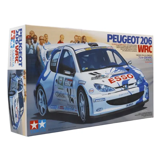 Auto Para Armar Peugeot 206 Wrc Tamiya 24221 Escala 1/24