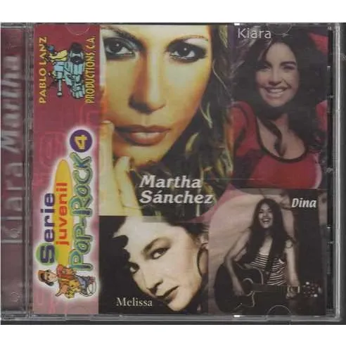 Cd - Kiara - Martha Sanchez / Serie Juvenil Pop-rock 4