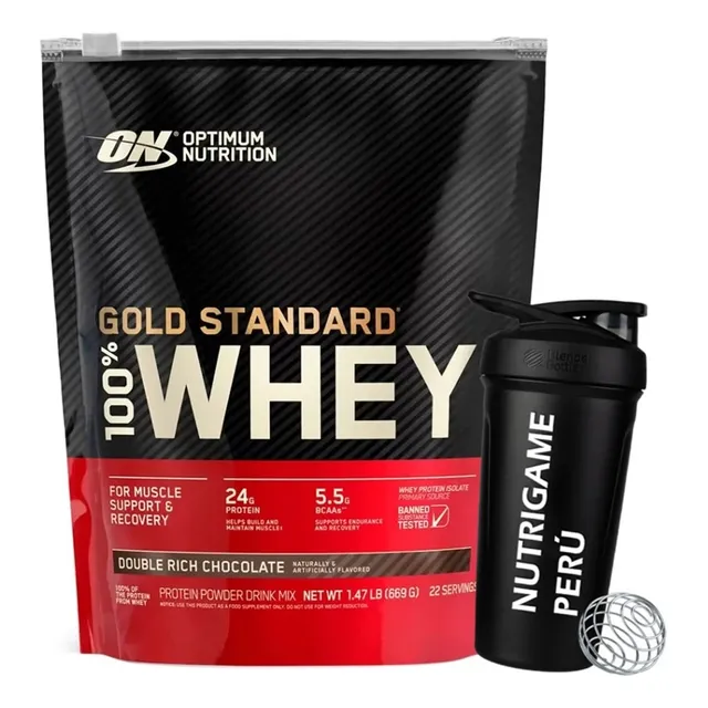 Proteina Gold Standard 100% Whey 1.5lb - 22 Servicios