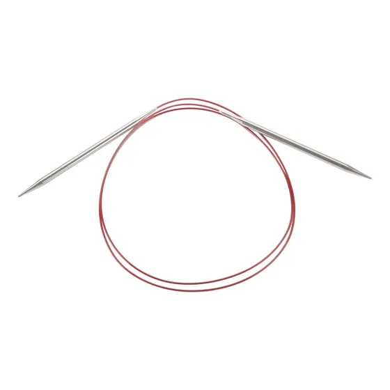 Chiaogoo Aguja Circular Acero Inoxidable Encaje Rojo 47  5