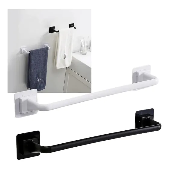 Toallero Autoadhesivo Set X2 Accesorio Organizador Baño