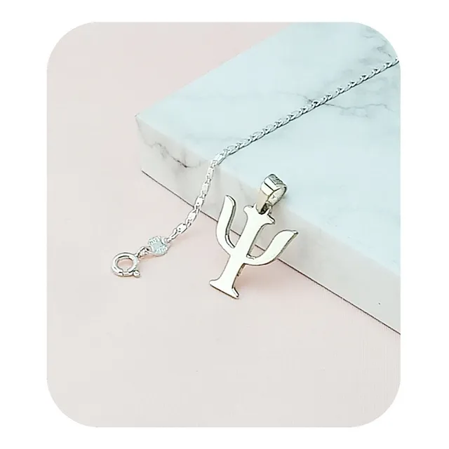 Collar Símbolo Psicología En Plata Ley 950