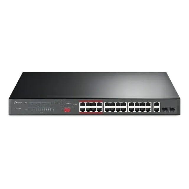 Switch Tp-link Tl-sl1226p 24fe Poe+ 250w 2gb 2sfp